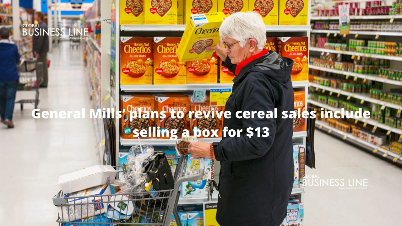 General Mills’ plans to revive cereal sales include selling a box for $13