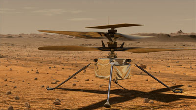 NASA flies and lands helicopter on Mars