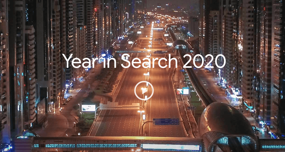 Google Year Search "2020"