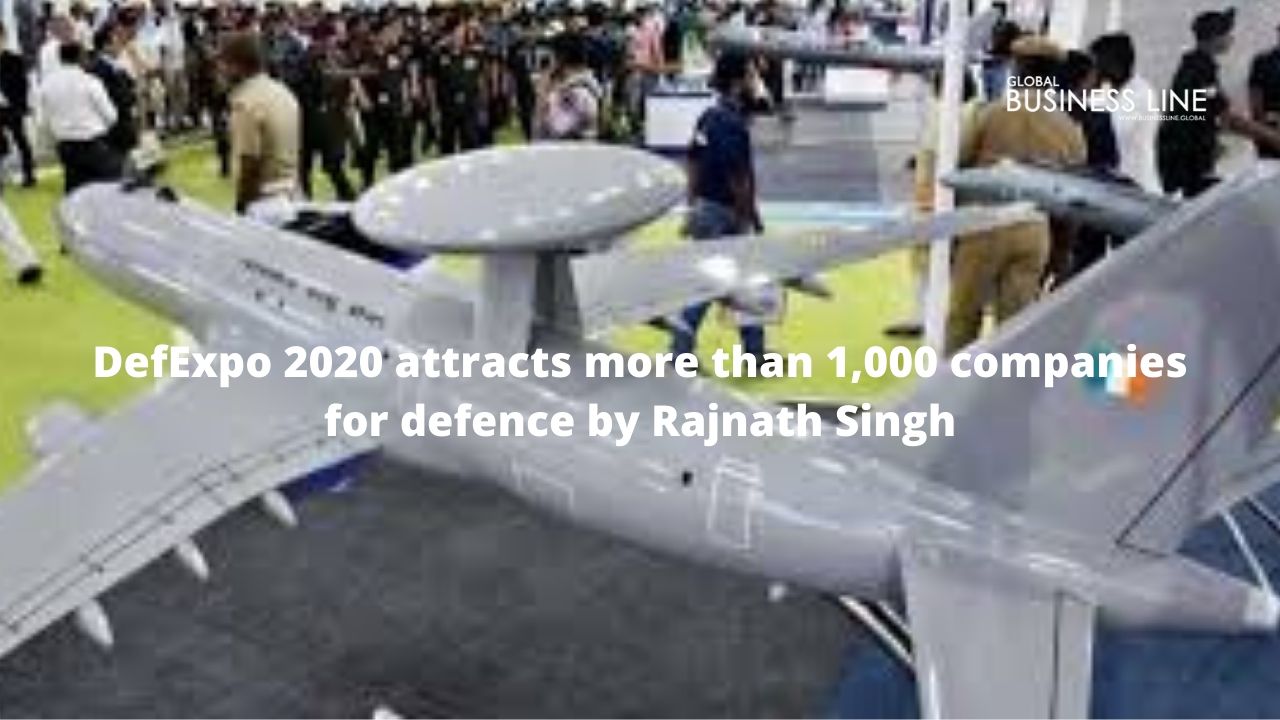 DefExpo 2020 attracts more than 1,000 companies for defence by Rajnath Singh