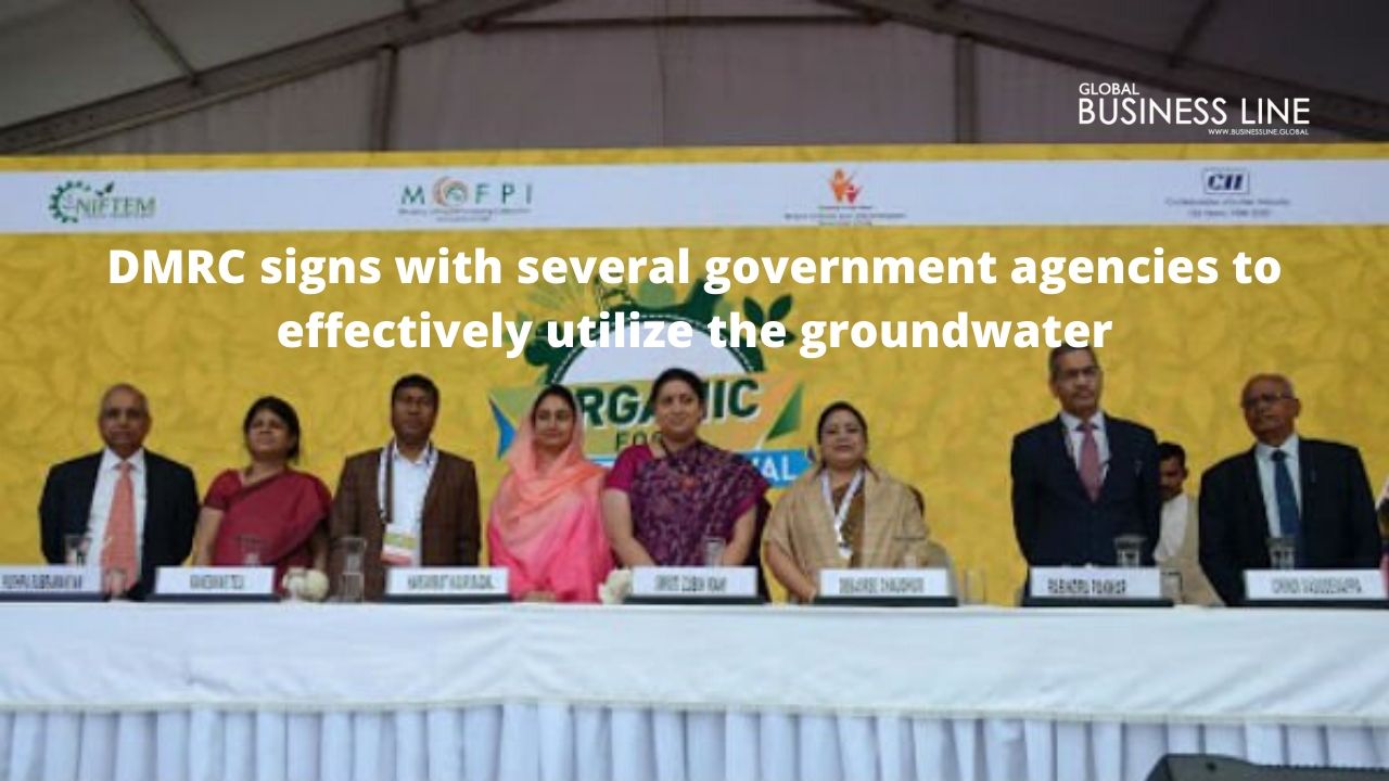 DMRC signs with several government agencies to effectively utilize the groundwater