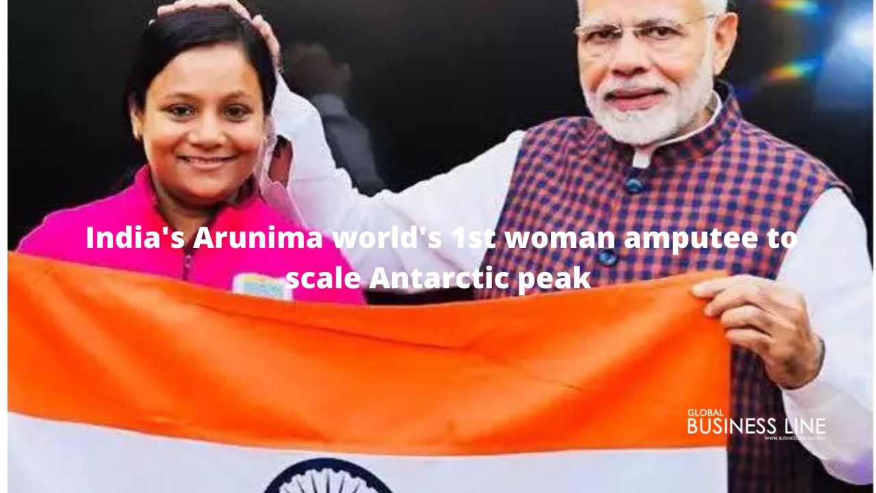India's Arunima world's 1st woman amputee to scale Antarctic peak