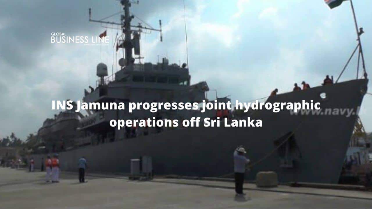 INS Jamuna progresses joint hydrographic operations off Sri Lanka