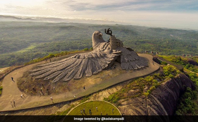 World's largest bird sculpture Jatayu sculpture will be inaugurated in Kerala