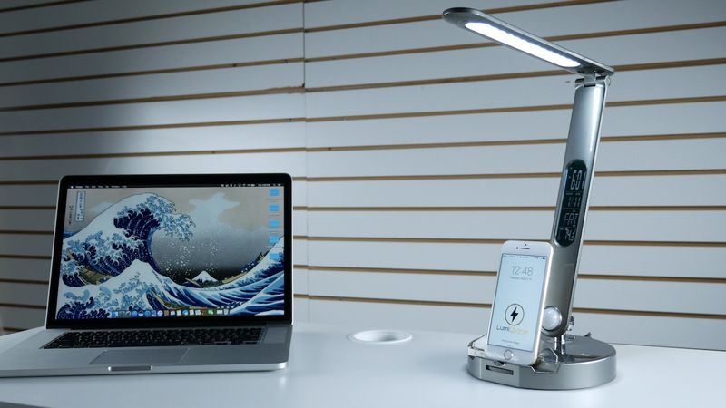 LumiCharge II LED desk lamp