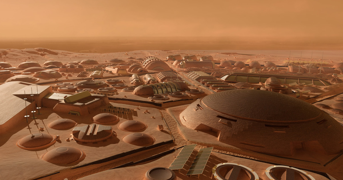 Martian city