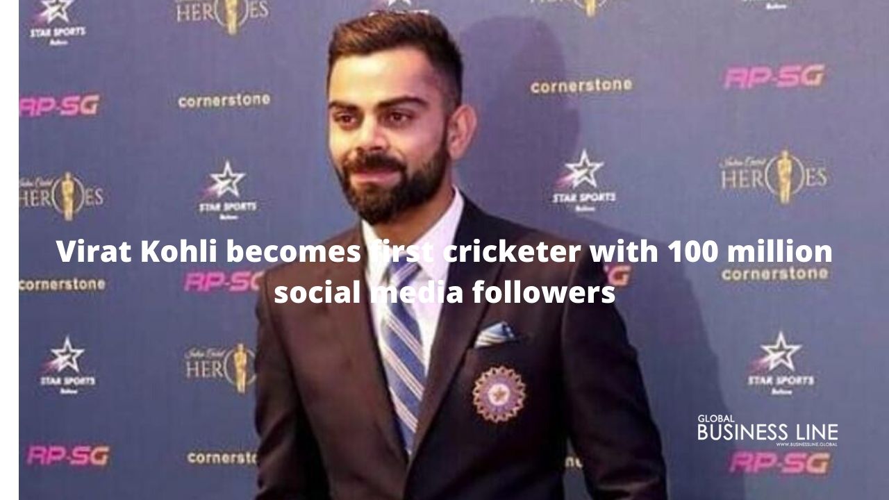 Virat Kohli becomes first cricketer with 100 million social media followers